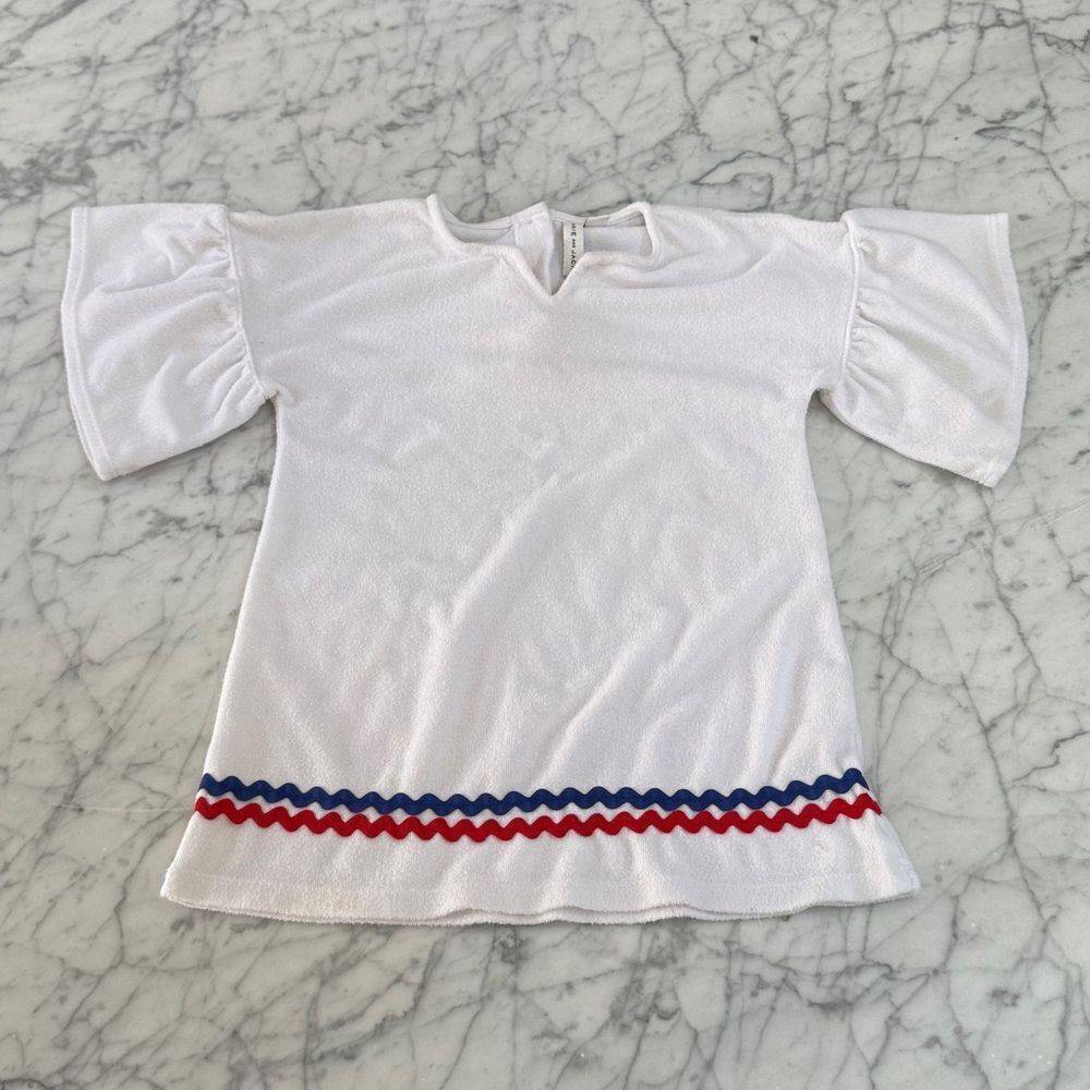 Janie and Jack Swim Cover Up Chevron Detail Sz 3T